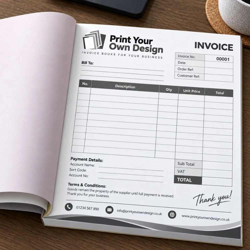 NCR Books - Upload Own Design