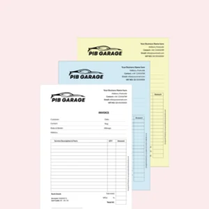 triplicate invoice books